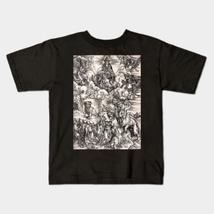 High Resolution Albrecht Dürer The Beast With Seven Heads 1497 Kids T-Shirt